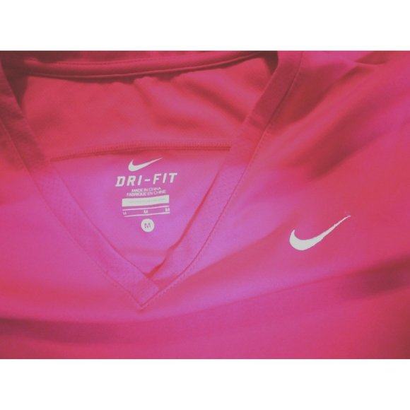 Nike Dri-FIT women's pink short sleeve athletic top size m - Picture 6 of 6